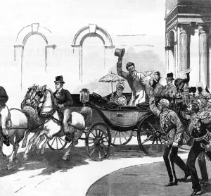 Departure Prints: Wedding of Princess Beatrice and Prince Henry of Battenberg
