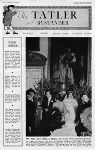 Jun17 Prints: Wedding of Raine McCorquodale & Gerald Legge, 1948