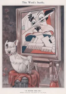 Bonzo Prints: This Weeks Studdy - As Master Sees Me! by G. E. Studdy