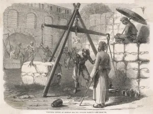 Measure Prints: Weighing cotton, India