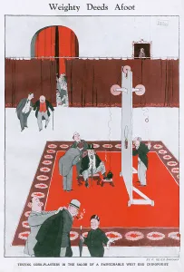 Salon Prints: Weighty Deeds Afoot by William Heath Robinson