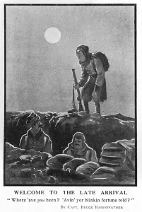 Fortune Prints: Welcome to the Late Arrival, by Bairnsfather