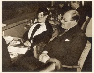 Owner Prints: Well-known patrons of greyhound racing: Mr and Mrs M. Yate
