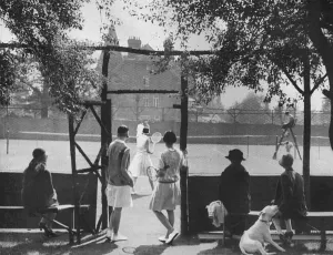 Courts Prints: West Side Country Club, Ealing - tennis courts