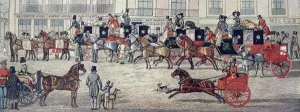 Bringing Prints: West Country mail carriages in Piccadilly