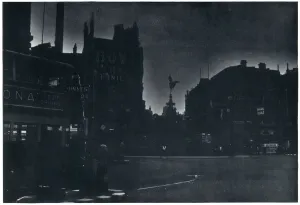 West Prints: The West End in blackout, September 1939