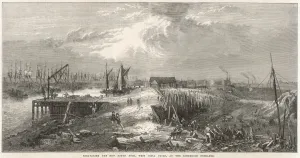 Limehouse Prints: West India Docks excavation