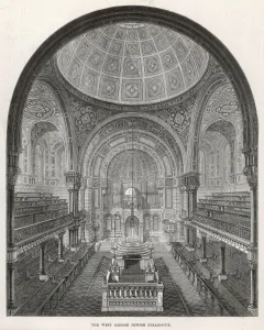 1872 Prints: The West London Jewish Synagogue, 1872