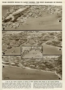 European Prints: West seaboard of France by G. H. Davis