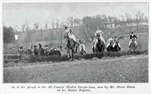 Races Prints: West Surrey Staghounds Point-to-point races at Slyfield