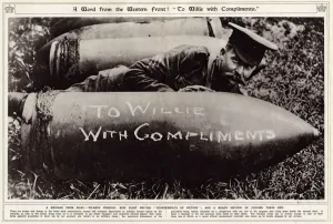 Bomb Prints: From the Western Front To Willie with compliments 1916