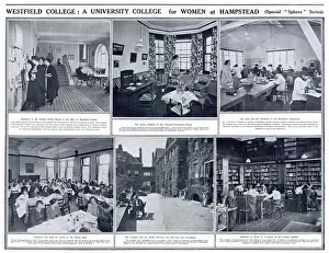 Twenties Prints: Westfield College, Hampstead - A University College for Women. Date: 1922