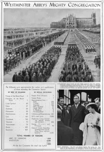 Numbers Prints: Westminster Abbeys might congregation for 1937 Coronation