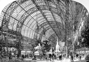 Engraving Prints: Westminster Aquarium and Winter Garden, London, 1875