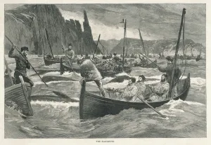 Rowing Prints: Whaling / Faroe Islands