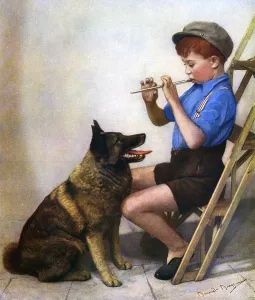 Feb16 Prints: The Whistler and his Dog by David Duggin