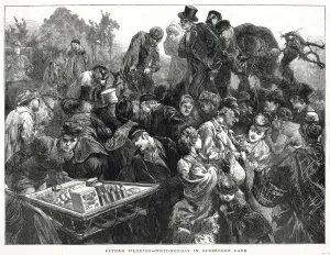 Pilgrims Prints: Whit Monday in Kidbrooke Lane 1871