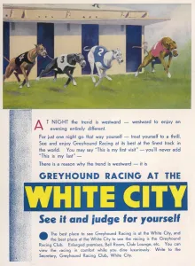 Course Prints: White City Greyhound Racing Advertisement