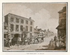 Pubs Prints: White Hart Pub, Reigate