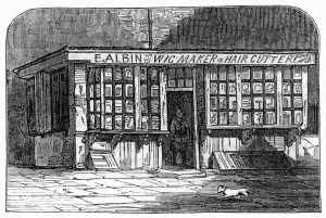 Cutting Prints: Wig Shop - Middle Temple, London