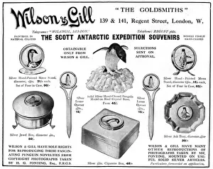 Commemorative Prints: Wilson & Gill Scott Antarctic expedition souvenirs