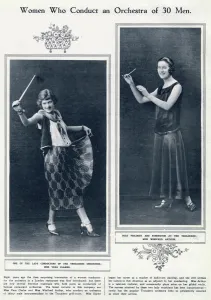 Nov19 Prints: Winifred Arthur and Vera Clarke, female conductors