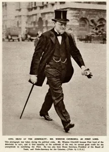 Admiralty Prints: Winston Churchill in 1915