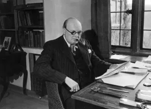 Manor Prints: Winston Churchill at Chartwell Manor