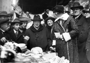 Election Prints: Winston Churchill during election 1927