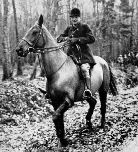 20th Prints: Winston Churchill Hunting Boar, France, 1927