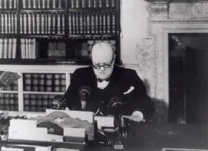 Winston Prints: Winston Churchill makes his VE Day Broadcast