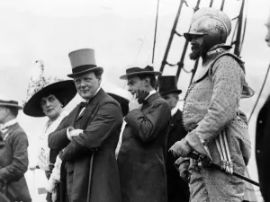 Elizabethan Prints: Winston Churchill on Revenge, Earls Court, 1912