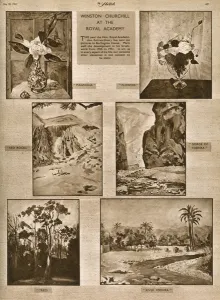 Exhibited Prints: Winston Churchill at the Royal Academy