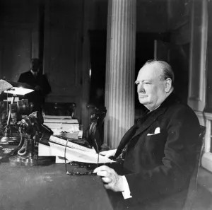 Broadcast Prints: Winston Churchill VE Day Broadcast