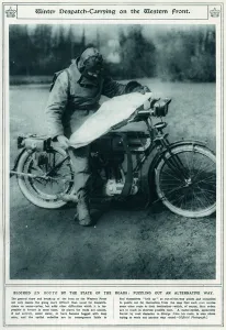 Corporal Prints: Winter dispatch carrying on the Western Front 1917