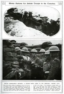 Bringing Prints: Winter rations for British troops in the trenches 1917