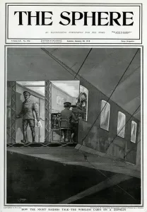 Talk Prints: Wireless cabin on a Zeppelin by G. H. Davis