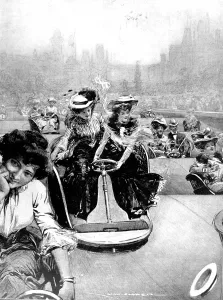Whilst Prints: The Witching Waves Ride, White City, London, 1909