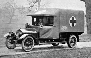 2004 Prints: A Wolseley ambulance