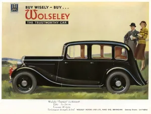 Fourteen Prints: Wolseley car advertisement
