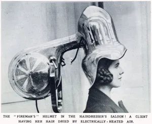 Twenties Prints: Woman Having her Hair Dried 1928