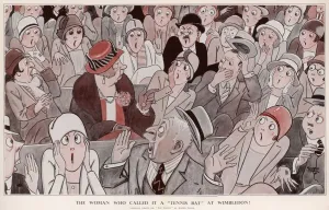 Whilst Prints: The Woman Who Called It A Tennis Bat At Wimbledon! By Alfr