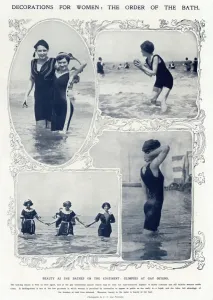 Suits Prints: Women bathers 1913