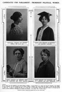 Election Prints: Women candidates for parliament, 1919