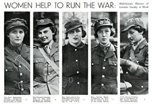 Elspeth Prints: Women with high-profile war connections, September 1939