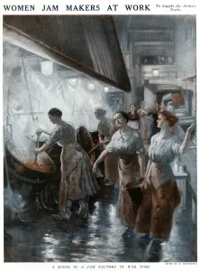 Army Prints: Women jam makers at work, May 1918