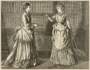 Tongs Prints: Two women in a library