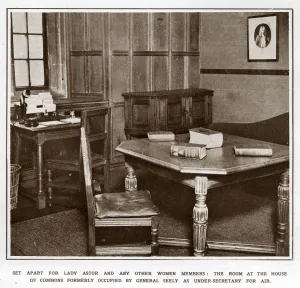 Room Prints: Women members room at the House of Commons