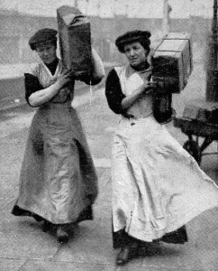 Porters Prints: Women railway porters