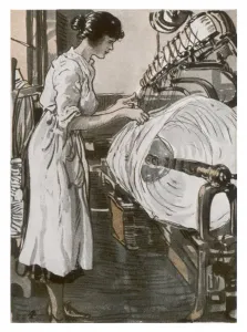 Mills Prints: Women Reeling Thread